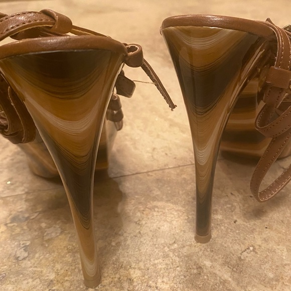 STILETTO PLATFORM HEELS SIZES 9/10 (PLEASERS) - Picture 5 of 6